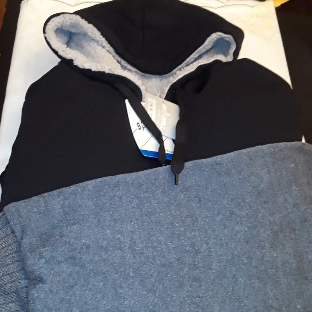 Mens Heavyweight Thick Warm Lined Fleece Hoodie